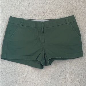 J Crew Olive Shorts